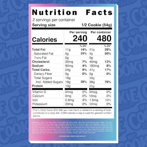 PROTEIN COOKIE | Galleta de proteínas 113gr