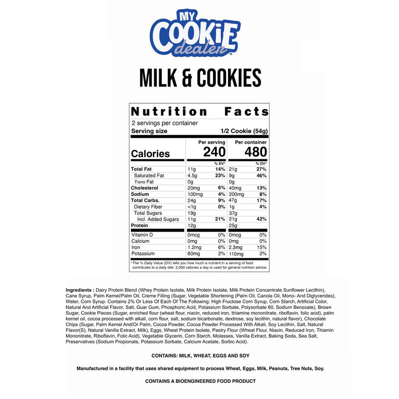 MY COOKIE dealer PROTEIN COOKIE | Galleta de proteínas 113gr