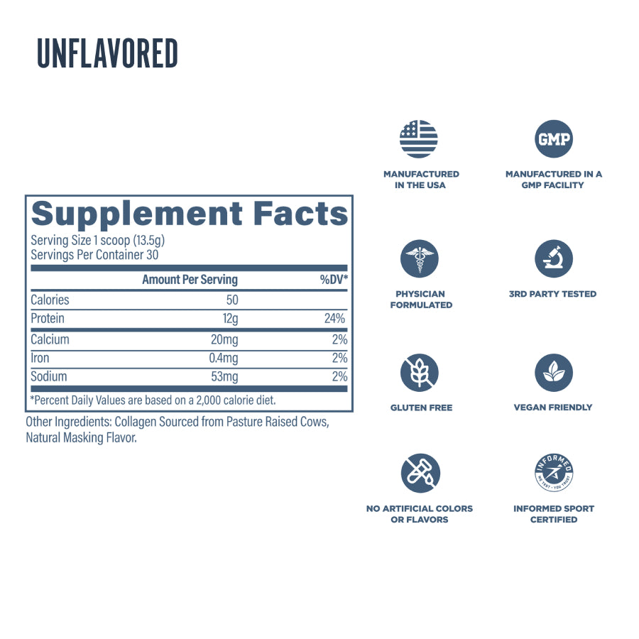COLLAPURE | Colágeno Hidrolizado, Biotina y Vitamina C 30 servicios