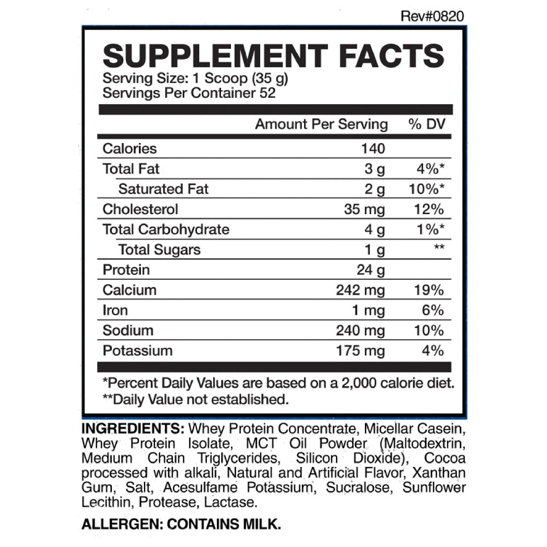 Evofusion 4.5lb | Mezcla de Proteínas de lenta y rápida absorción 52 servicios