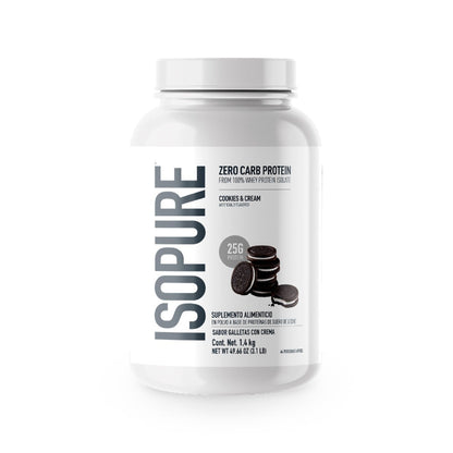 ISOPURE ZERO/LOW CARB 3lb | Proteína de suero de leche Isolatada (Whey Isolate) 44 servicios