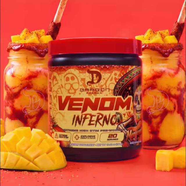 VENOM INFERNO 🕷️🔥 | Pre-entreno con Sinephrina 20/40 servicios