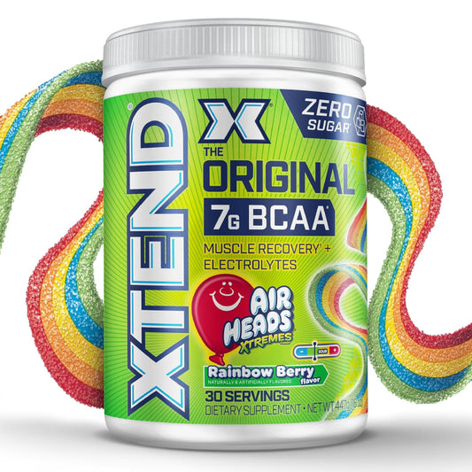 XTEND X AIRHEADS 🎈 | BCAA's, Glutamina y Electrolitos 30 servicios