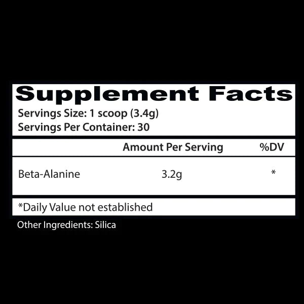 BETA-ALANINE | Beta Alanina 30 servicios